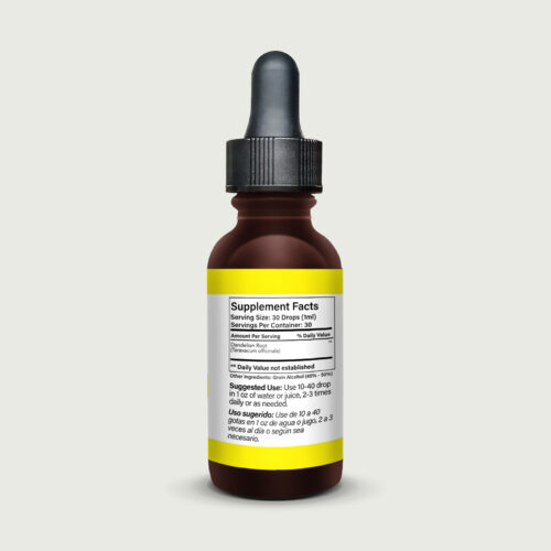 Dandelion Root Extract 1 fl oz ( 30ml) Supplements Facts