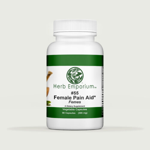 Formula #55 Femmes, Female Pain Aid* 90 Veg Caps by Herb Emporium