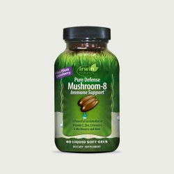 Pure Defense Mushroom-8 Immune Support 60 Liquid SoftGels