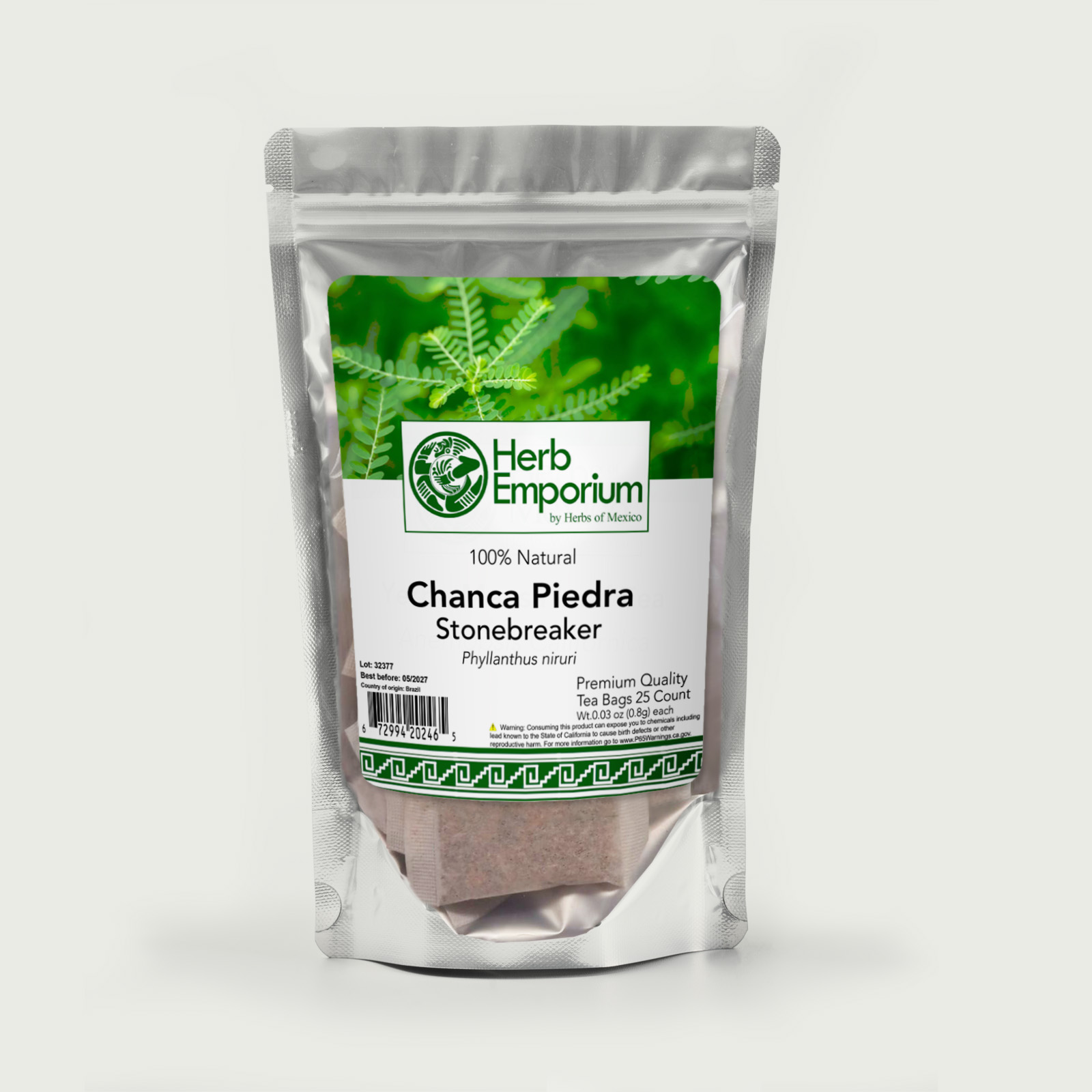 Hanan Chanca Piedra Loose Leaf Herbal Tea – Stonebreaker 40g Dried Vegan Leaves From Peru