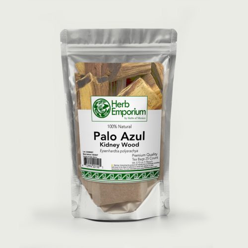 Palo Azul 25 tea bap resealable stand up pouch