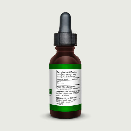 Aceitilla Extract 1 fl oz (30ml) Supplement Facts