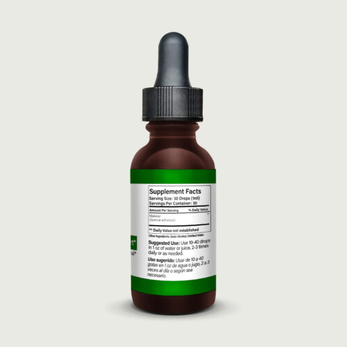 Malabar Extract 1 fl oz (30ml) Supplement Facts