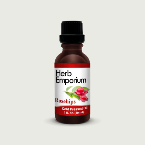 Rose Hip Oil 1 fl oz (30ml) Cold Pressed By Herb Emporium